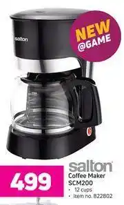 Game Salton Coffee Maker SCM200 12 Cups offer