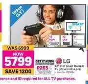 Game LG 109cm (43") FHD Smart ThinQ AI TV 43LM6370PVA.AFB offer