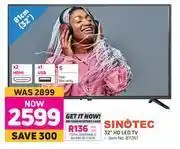 Game Sinotec 81cm (32") HD LED TV offer