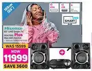 Game Hisense 65" (165cm) UHD Smart TV 65A7100 Plus Micro HiFi HA350 offer