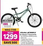 Game Raleigh 20" Blaster 7 Speed MTB-Each offer