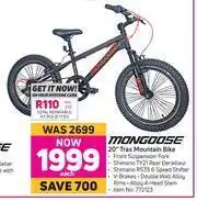 Mongoose 20" Trax Mountain Bike-Each