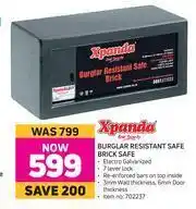 Game Xpanda Burglar Resistant Safe Brick Safe offer