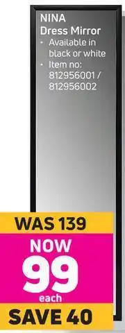 Game Nina Dress Mirror-Each offer