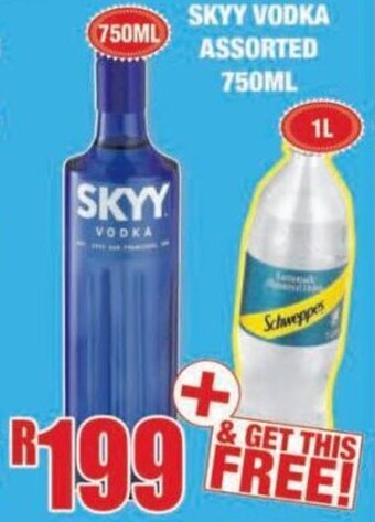 Boxer Liquors Skyy Vodka Assorted 750ml offer