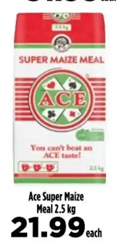 Food Lover's Market Ace Super Maize Meal 2.5kg offer