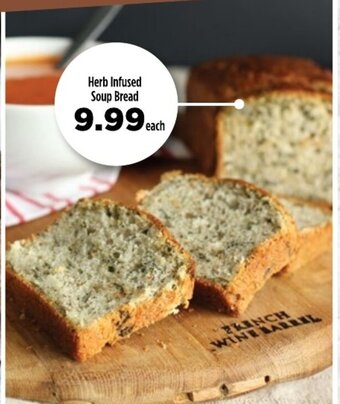 Food Lover's Market Herb Infused Soup Bread offer