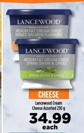 Food Lover's Market Lancewood Cream Cheese Asstd 230g offer