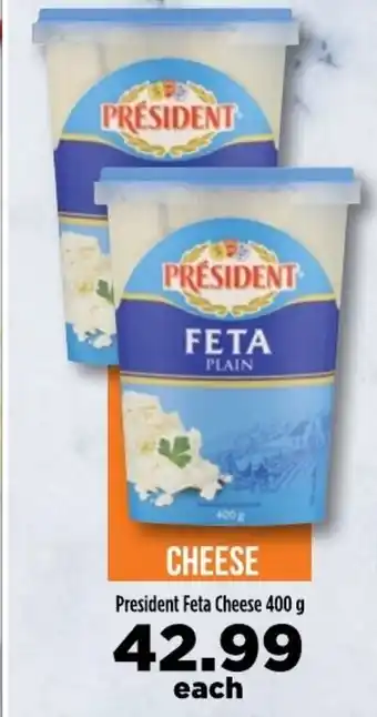Food Lover's Market President Feta Cheese 400g offer