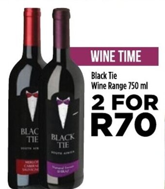 Food Lover's Market Black Tie Wine Range 750ml offer