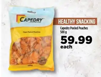 Food Lover's Market Capedry Peeled Peaches 500g offer