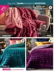 HomeChoice Zoella Embossed 3 Ply 4Kg Reversible Mink Blanket (Berry, Teal Or Plum) offer