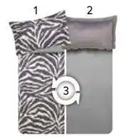 Kent Basic 3 Piece Duvet Cover Sets (Double)