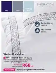 Westcott Sheet Basic 3 Piece Set (Double)