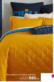 HomeChoice Toby Reversible 3 Or 5 Piece Quilt Sets offer