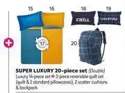 HomeChoice Toby Super Luxury 20 Piece Duvet Cover Set (Double) offer