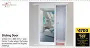 Builders Warehouse Slide n Space Sliding Door 2050mm x 890mm offer