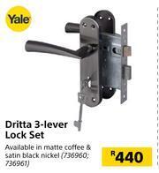 Builders Warehouse Yale Dritta 3 Lever Lock Set offer