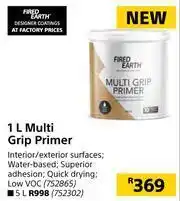 Builders Warehouse Fired Earth 1L Multi Grip Primer offer