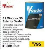 Builders Warehouse Woodoc 5L 30 Exterior Sealer offer