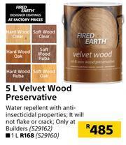 Builders Warehouse Fired Earth 5L Velvet Wood Preservative offer
