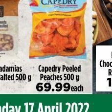 Food Lover's Market Capedry peeled peaches offer