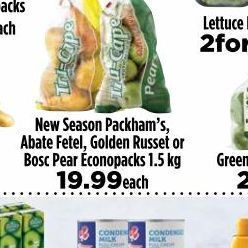 Food Lover's Market Pears offer