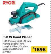 Builders Warehouse Ryobi 550W Hand Planer L-83 offer