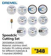 Builders Warehouse Dremel Speedclic Cutting Set 2615S690JA (SC690) offer