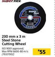 Super Flex 230mm x 3m Steel Stone Cutting Wheel 