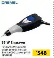 Builders Warehouse Dremel 35W Engraver FO130290JM offer