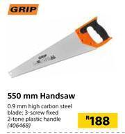 Builders Warehouse Grip 550mm Handsaw offer