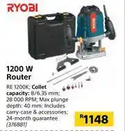 Builders Warehouse Ryobi 1200W Router RE 1200K offer