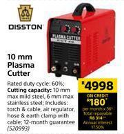 Builders Warehouse Disston 10mm Plasma Cutter offer
