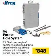 Builders Warehouse Kreg Jig Pocket Hole System R3 offer