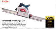 Builders Warehouse Ryobi 1200W 165mm Plunge Saw RT-1200 offer