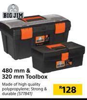 Builders Warehouse Big Jim 480mm & 320mm Toolbox offer