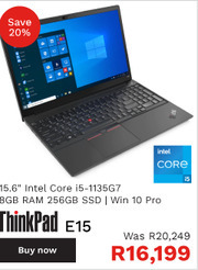 First Shop Lenovo Think Pad E15 offer