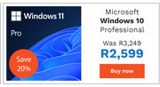 First Shop Microsoft Windows 10 Professional offer
