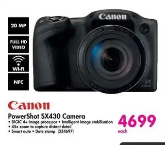 Makro Canon PowerShot SX430 Camera offer