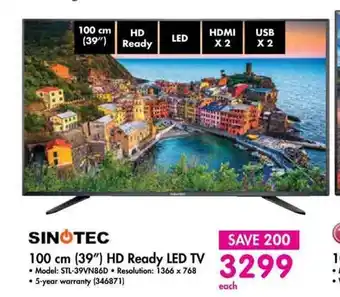 Makro Sinotic 100cm 39" HD Ready LED TV offer