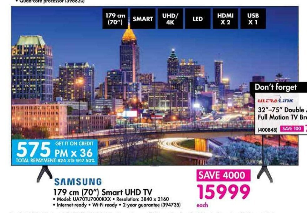 samsung 179 cm 70 smart uhd tv