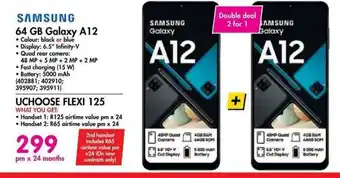 Makro Samsung 64GB Galaxy A12/ Uchoose Flexi 125 offer