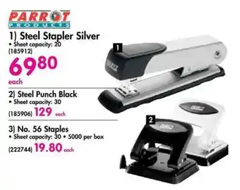 Steel Stapler Silver
