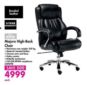 Makro Majuro High-Back Chair offer