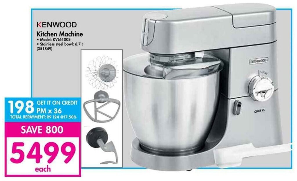 Kenwood kitchen store machine makro