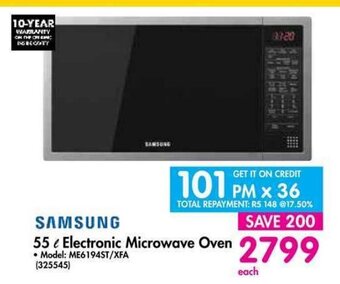 Makro Samsung 55L Electronic Microwave Oven offer