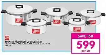 Makro 10-Piece Aluminum Cookware Set offer