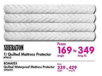 Sheraton Quilted Mattress Protector