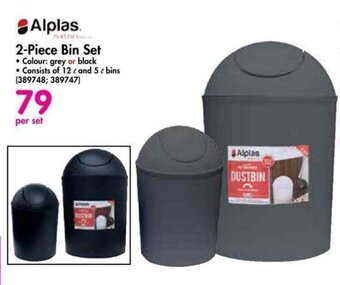 Makro Alplas 2-Piece Bin Set offer